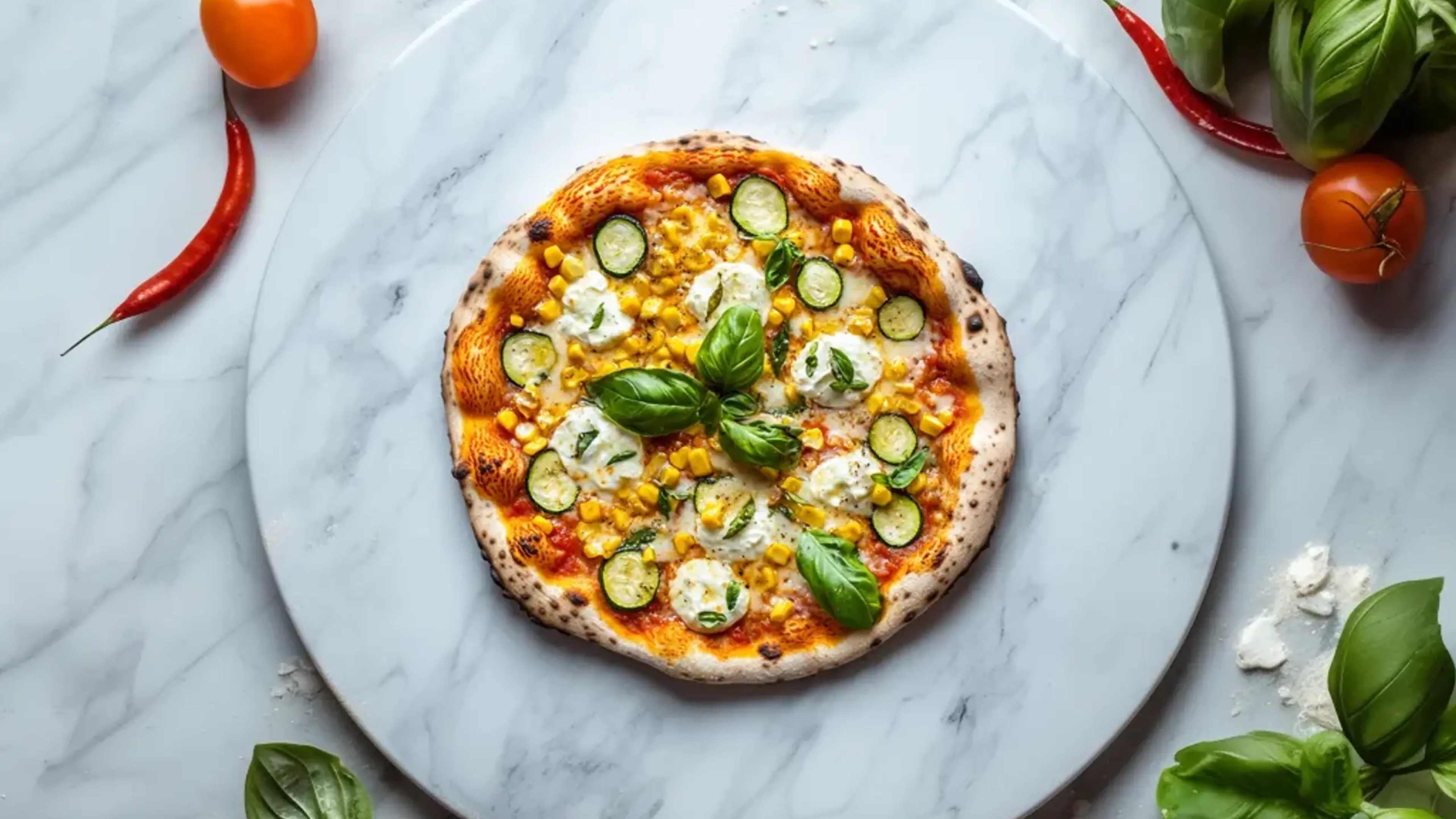 Gemüse Fitness-Pizza