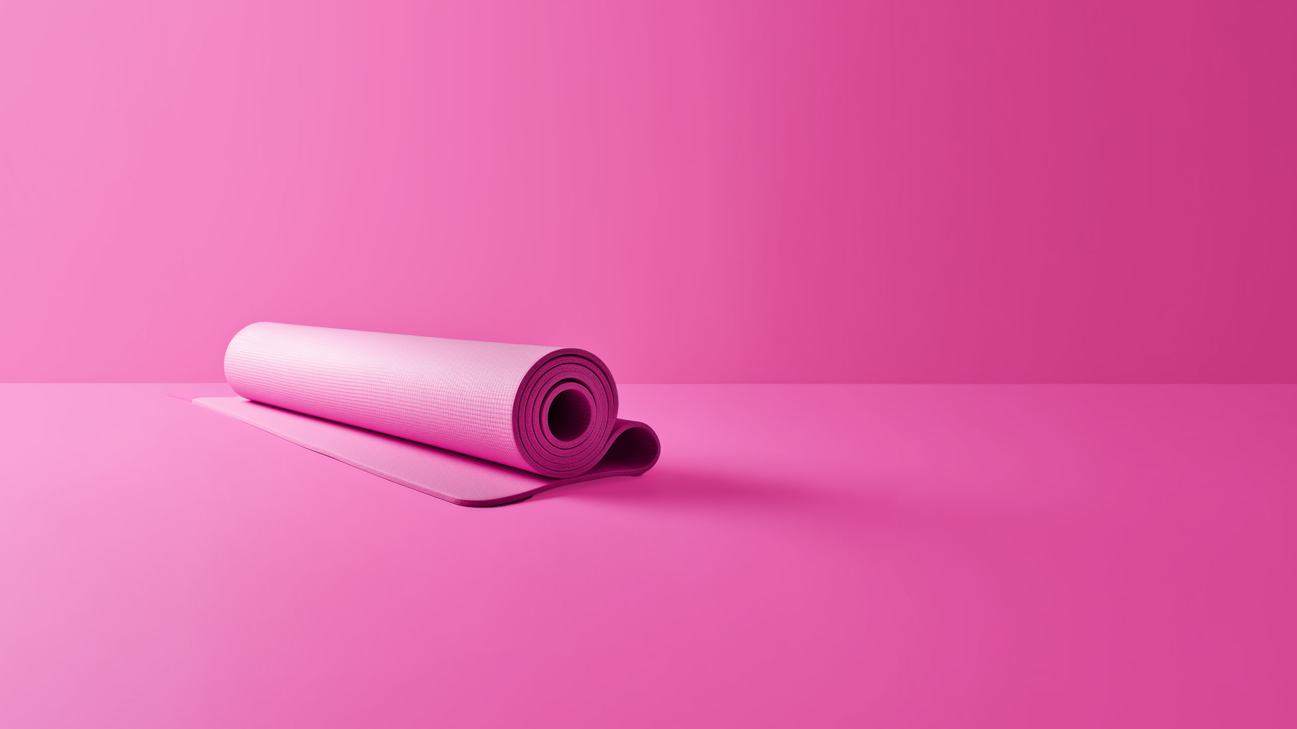 Yogamatte in magenta