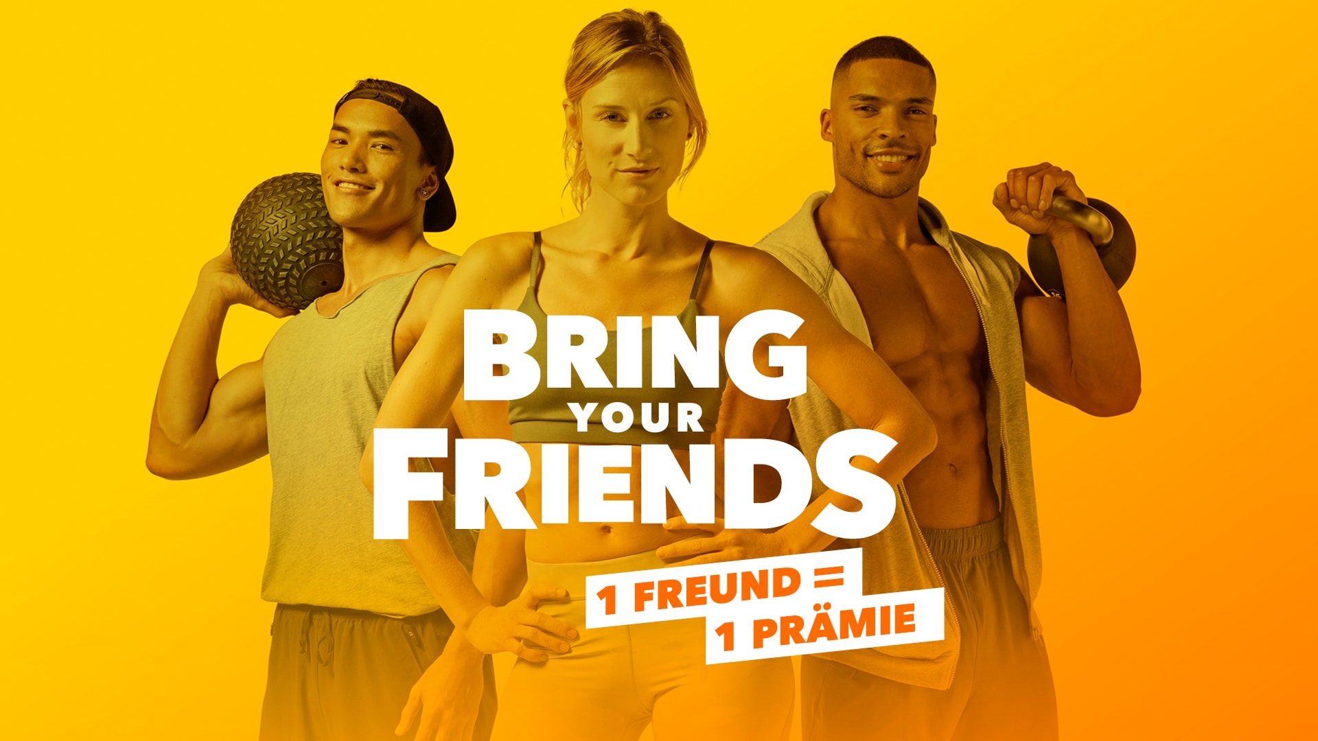 McFIT - Bring your Friends - 1 Freund gleich 1 Prämie bei McFIT